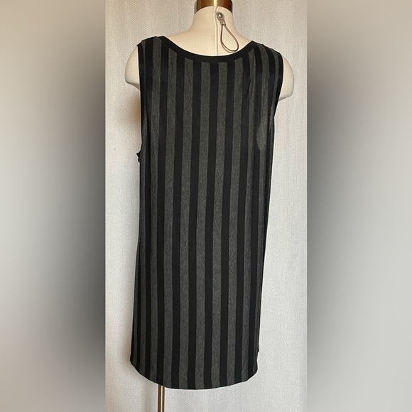 Cabi charcoal/black striped tunic - Picture 3 of 9
